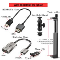 bfollow android phone tablet as camera monitor 캠코더 hdmi 어댑터 vlog youtuber filmmaker dslr video captu, 씨엔, 태블릿 미니 HDMI