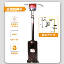 글래스파티오히터 야외 글라스 가스 히터 LPG 가스난로 카페 까페 베이커리, 하늘을잡는황금꽃모델