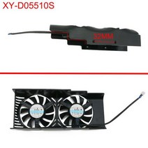 Ha5510m12f-z 0.20a 2pin gtx 1050ti gpu 쿨러 팬 msi geforce gtx 1050 2gt lp gtx 1050 ti 4gt lpv1 그래픽 카드, XY-D05510S, XY-D05510S