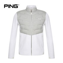 PING 남성 튜브 구스 다운 하이브리드 점퍼, GY 105