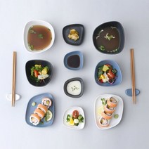 크라운포드 조약돌 2인 그릇세트 14p 자취 신혼 무광 식기 달빛스토어