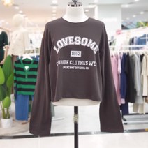 에이비에프지 레터링 딥컬러 티셔츠 AFW4HK31J