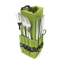 캠핑장 렌탈용 수저포크 파우치 커틀러리 세트 백패킹