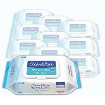 오쎄 클린&퓨어 빅사이즈(300*200) 물티슈(60매)*10팩