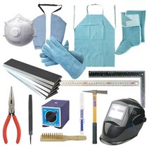 피복아크 용접 기능사 실기 준비물 세트, 1개