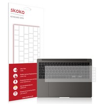 스코코 갤럭시북3 울트라 16인치 NT960XFH NT960XFS 슬림 TPU 키스킨 키보드 덮개 커버 + 트랙패드 필름, 단품, 단품