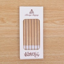 꽃초 돈보약 어버이날 포토존 샌드세레머니 브라이덜샤워 소품대여 축사 케이스 대두피켓 6 개대 금속 크롬 컬러 생일 양초 diy 라운드 금도금 촛불 생일 케이크 장식 메탈릭 컬러, 샴페인 골드