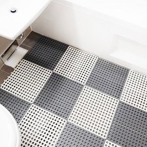 디피니스 욕실 미끄럼방지매트 화장실 논슬립 패드 바닥 발매트, 화이트 30cm