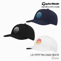 테일러메이드 LS 1979 TM 로고 캡모자 골프모자, 블랙 N78839