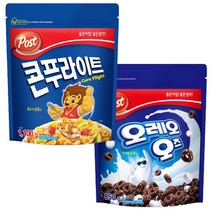 [달담박스]동서 포스트 콘푸라이트 1100g+오레오오즈 850g, 2개