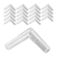 파이브오션 투명 L자 호스 연결관, 40개