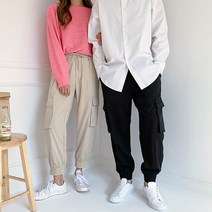 바잉몰 [남여공용 ~5XL] 카고 바지 배기 보이핏 빅사이즈 커플룩