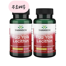 [스완슨]-M2-SWANSON 난황 레시틴 600mg Egg Yolk 60개입[[2통]], 2개