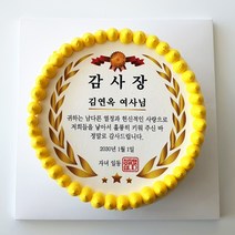 케이크어위시 감사장케이크 택배로받는 아빠 엄마 부모님 생일선물 포토 사진 수제 맞춤 주문제작 케익전국 서울 부산 배송 블루베리맛 초코맛 1호, 옐로우, 주문일 기준 2일후 수령(예 일요일 주문-화요일 수령)