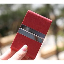 더블 오픈 가죽 명함 주문제작 카드포켓 카드홀더