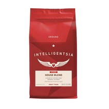 Intelligentsia House Blend Ground Coffee 인텔리젠시아 하우스 블렌드 그라운드 커피 12oz(340g), 1g, 기본