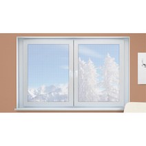 한겨울 사생활보호 반투명 창문용 에어캡 단열시트 접착력 월세인테리어 방한용 세련, 단열시트 20M