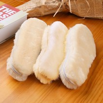 이노스포츠 브라운 양털 보온 신발깔창 방한인솔 22mm양모 230에서275mm까지 10가지사이즈, 브라운/40호250mm