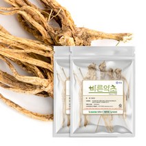 바른약초 도라지(프리미엄 6년근), 2개, 100g