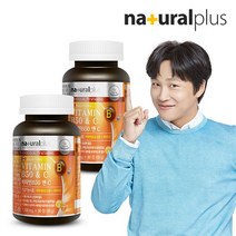 내츄럴플러스 내츄럴플러스 비타민B50 앤 C 2병 6개월 비타민C, 상세 설명 참조, 단일옵션