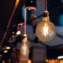 타로시 나스필 LED 디밍 밝기조절 에디슨 전구 G45 ST64 G95, G125