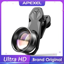 카메라렌즈 캐논 호환 렌즈 시그마 APEXEL-전문 휴대폰 카메라 망원 렌즈 HD 2x 아이폰 삼성 안드로이, 한개옵션0