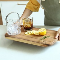 레인트리 통도마+핸들도마 세트 플레이팅 우드 나무도마