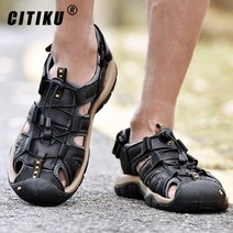 CITIKU남자샌들 남자여름샌들 남성 샌들 컬러딥남성수제샌들 남성키높이샌들 240-275mm