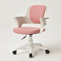 올데이즈 포이체어 화이트바디 책상의자, 핑크