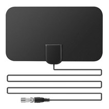 지상파안테나 실내 DMB UHD TV 수신기 Antenna HDTV HD 디지털 안테나, 1.Black