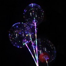 임꿍 LED풍선, 1개, 손펌프