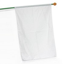 대형 응원깃발(60x90cm / 90x130cm) 운동회 깃발대 체육대회 응원용 깃발, 흰색(중/가로60세로90cm)+플라스틱깃대