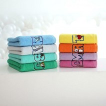 아트박스/무한타올 BT21 와펜 뱃지 세면타올 140g, 핑크