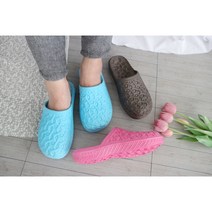 코코리아/앞막힘욕실화/막힘욕실화/줄무늬욕실화/다용도실내화/베란다슬리퍼(A-1), 브라운