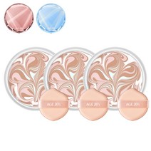 에이지투웨니스 에센스 커버 팩트 HJ 14g(SPF50+) 리필 구성, 21호, 3개