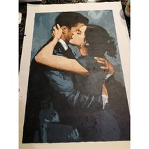 저스트윈 숫자로 AZQSD 페인트 오일 드로잉 캔버스 초상화 키트 웨딩 가족 DIY 선물, [05] 50x70cm no frame, [03] 48 colour