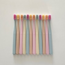 친환경 생분해 칫솔 옥수수로 만든 치과칫솔 12p 옥수수칫솔, 통칫솔, 12개