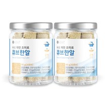 바로푸드 천연 조미료 큐브 한알 해물 야채맛, 90g, 2개