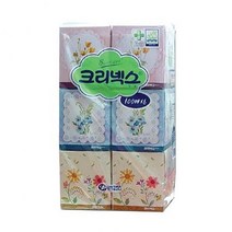 사무 크리넥스정사각티슈 100콤비100매x6개 _777EA, 본상품선택