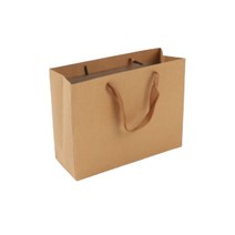 크라프트 무지 가로 직사각쇼핑백 종이가방 미니, 상세페이지 참조