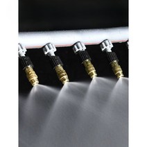 농업용 스프링클러 살수 분무 하우스 안개분서 물주기, 중형 호스 30미터 회색 스프링클러 세트 30개