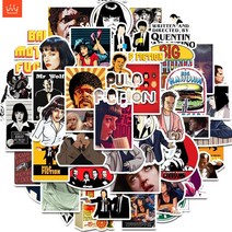 Pulp Fiction 스티커 영화 그래피티 방수 스티커 세트 50 매
