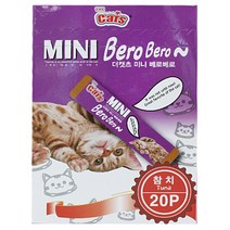 더캣츠 미니베로베로 20p 참치 x5개 고양이캔 고양이간식 고양이사료, 5개