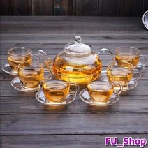 롬브스 홍차티팟 유리티팟 차포트 유리 숙우 다관 1L, 본상품
