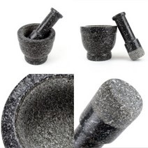 JUNI 일반절구 (중) 빻기 미니 돌절구통