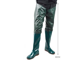Makone 허벅지장화 허리장화 갯바위장화 선상장화, 39 (한국사이즈 245mm), 육군 녹색 연장 플라스틱 천