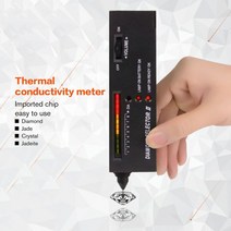 경도 측정기 경도계 금속 스틸 합금 구리 테스터 펜도구 크리스탈 테스터 전도도 측정기 드릴 펜 경도 식, 한개옵션0
