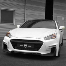 M&S(엠엔에스) Hyper G 전용 구형 제네시스쿠페 프론트범퍼, 프론트범퍼+사이드홀윙