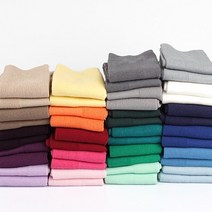 K-SOX 여자 장목 양말 베이직 골지 35종