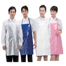 단면 방수앞치마 배식용 미술학원 요리학원 어린이집 유치원 정육점, 단면 방수앞치마 (주머니) 소 백색